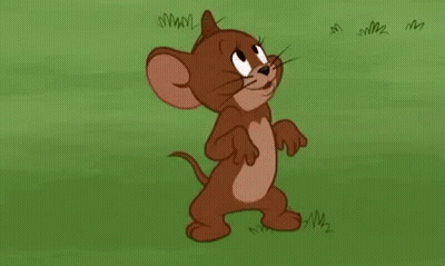 Sad Face Jerry From Tom And Jerry Walking GIF