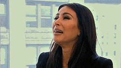 Sad Face Kim Kardashian GIF
