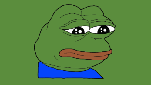 Sad Frog GIF