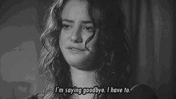 Sad Goodbye Kaya Scodelario Skins Teen Drama GIF