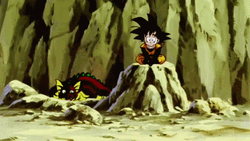 Sad Goten Sitting GIF