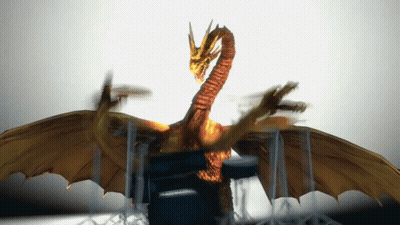 Sad Green Dinosaur GIF