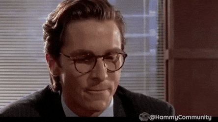 Sad Hamster On Christian Bale's Phone GIF