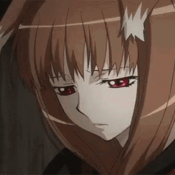 Sad Holo Looking Down Aesthetic GIF