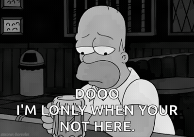 Sad Homer Simpson GIF