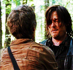 Sad Hug Daryl Dixon GIF