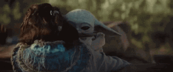Sad Hug Star Wars Yoda GIF
