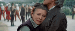 Sad Hugging Star Wars GIF