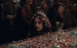 Sad Lieutenant Dan New Year Celebration GIF