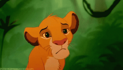 Sad Lion Cub GIF
