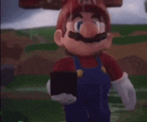 Sad Mario GIF
