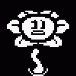 Sad Omega Flowey Looking Around GIF
