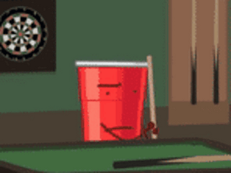 Sad Red Cup Writing GIF