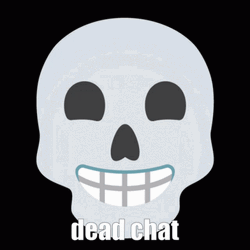Sad Skeleton Emoji Dead Chat