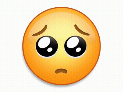 Sad Smiley Face GIF