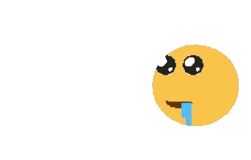 Sad Smiley Face With Tear Sticker