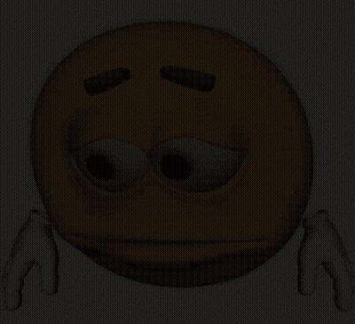 Sad Smiley Face GIF