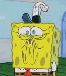 Patrick, spongebob cartoon and sad gif anime #330831 on