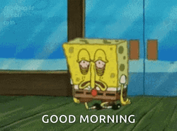 Sad Spongebob No Sleep GIF
