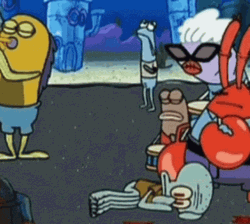 Sad Spongebob Squidward GIF