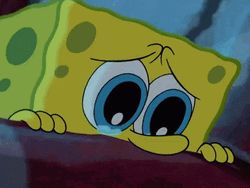 Sad Spongebob Tears GIF