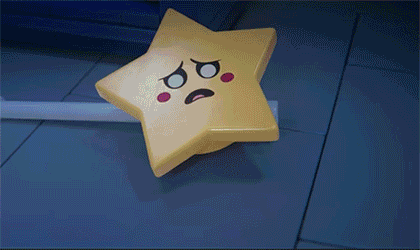 Sad Star Lying On Floor GIF