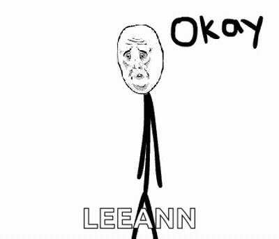 Sad Stick Figure Okay Leeann GIF