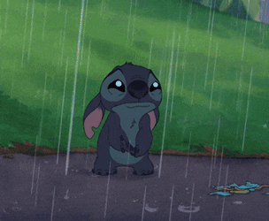 Sad Stitch Lilo And Stitch GIF