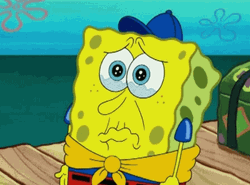 Sad Teary Spongebob