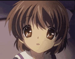 Sad Ushio Okazaki Anime Girl