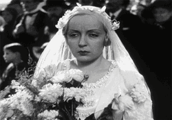 Sad Vintage Bride GIF