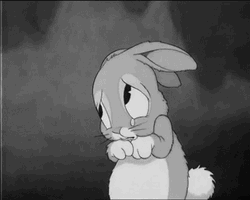 Sad Vintage Bunny