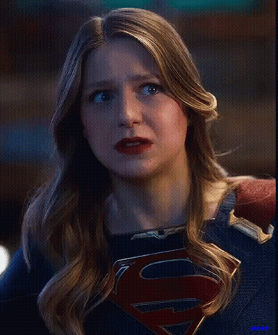 Sad Woman In Superman Costume GIF