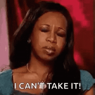 Sad Woman Saying I Can't Take It GIF