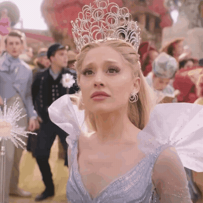 Sad Woman With Crown GIF