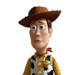 Sad Woody Sticker GIF