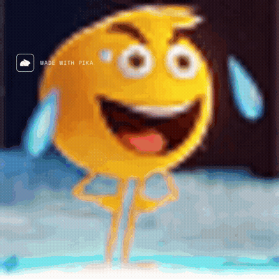 Sad Yellow Smiley GIF