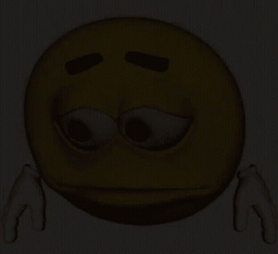 Sad Yellow Smiley Face GIF