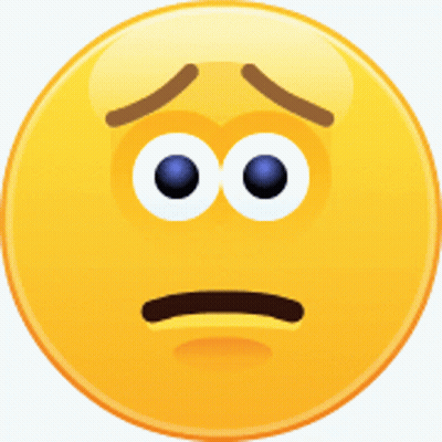 Sad Yellow Smiley Face GIF