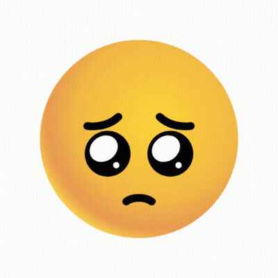 Sad Yellow Smiley GIF