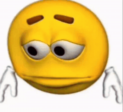 Sad Yellow Smiley With Wings GIF