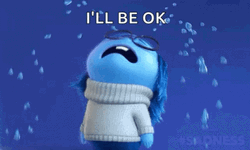 Sadness I'll Be Okay Inside Out GIF