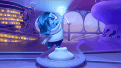 Sadness Inside Out Slipped Bulb Socket GIF