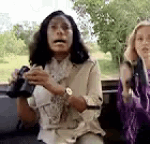 Safari Tourists Searching For Wild Animals GIF