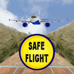 Safe Travels Be Safe Wobbly Plane GIF