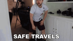 Safe Travels McJuggerNuggets Blogger GIF