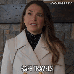 Safe Travels Sutton Foster GIF
