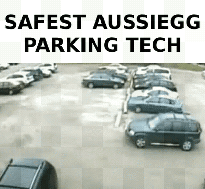 Safest Aussiegg Parking Tech Cars In Lot GIF