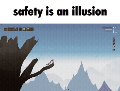 Safety Is An Illusion Text GIF