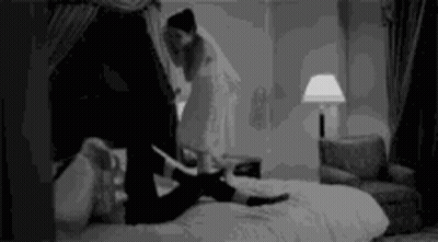 Safety White Letters On Black Background GIF